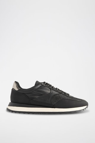 Sneakers - Argentato, bianco e nero