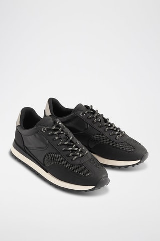 Sneakers - Argentato, bianco e nero