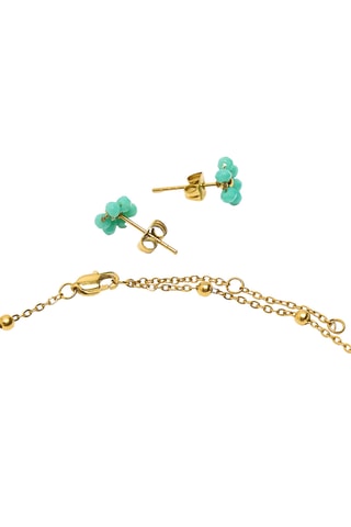 Parure - Dorato e verde