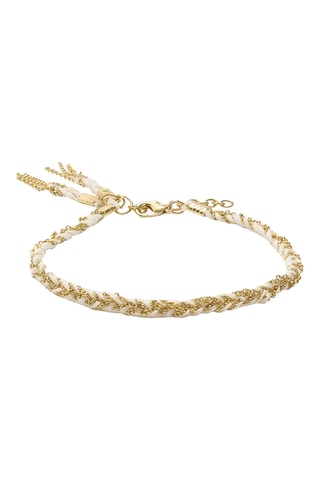 Bracciale - Dorato e bianco