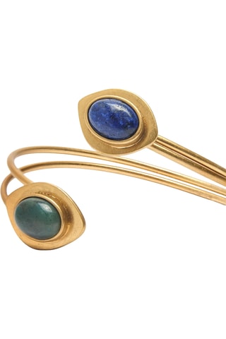 Bracciale bangle - Verde e blu
