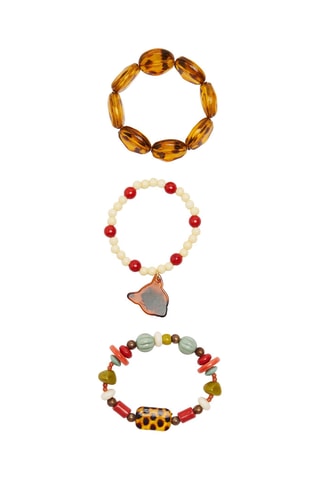 3 bracciali - Marrone