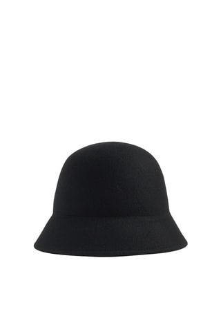 Cappello da pescatore in lana - Nero