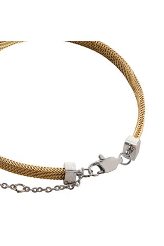 Bracciale - Dorato e bianco