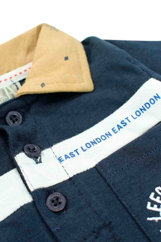 Polo en Short - Beige en blauw