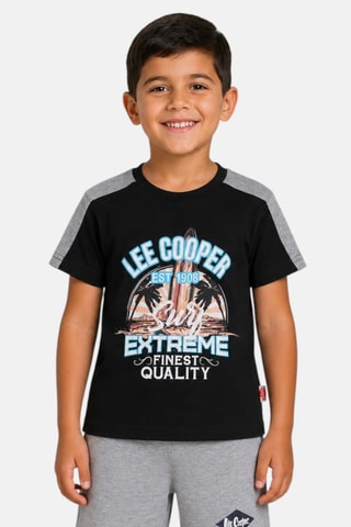 T-shirt et short - Lee Cooper - Noir