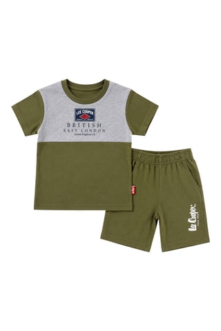 T-shirt et short - Lee Cooper - Kaki