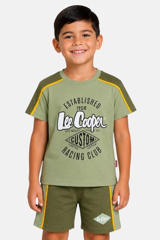 T-shirt et short - Lee Cooper - Kaki