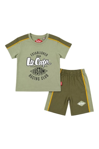 T-shirt et short - Lee Cooper - Kaki