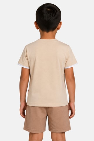 T-shirt et short - Lee Cooper - Beige