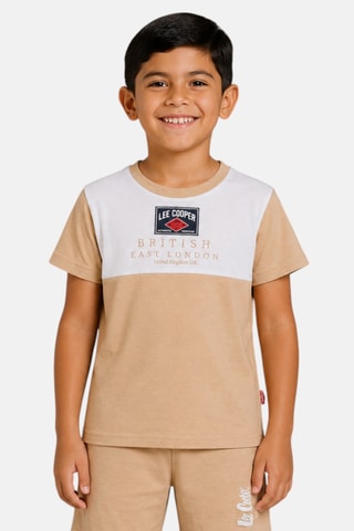 T-shirt et short - Lee Cooper - Beige