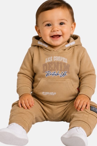 Sweat à capuche et jogging - Lee Cooper - Beige