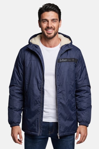 Parca com capuz - Lee Cooper - Azul-marinho