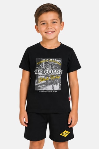 T-shirt et short - Lee Cooper - Noir