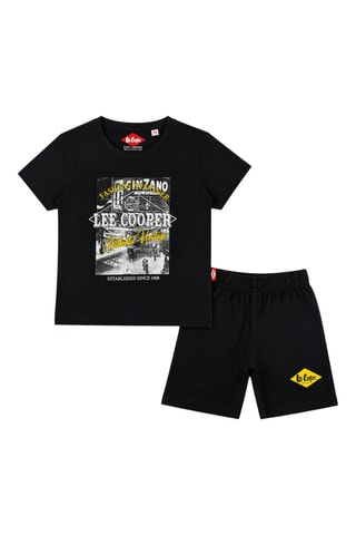 T-shirt et short - Lee Cooper - Noir