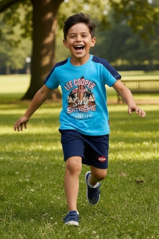 T-shirt et short - Lee Cooper - Bleu