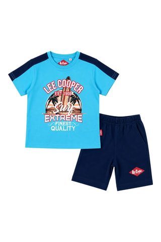 T-shirt et short - Lee Cooper - Bleu