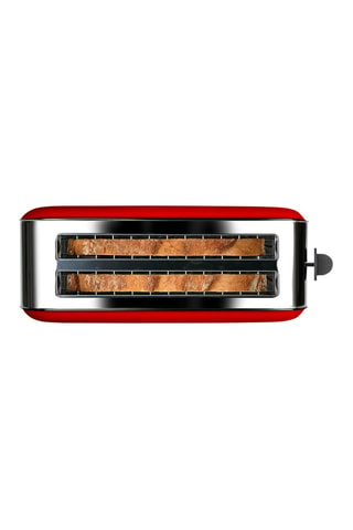 Tostapane - 2 scomparti - Rosso e argentato