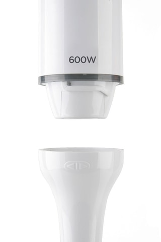 Frullatore a immersione senza BPA - 500 ml - 600 W - 20 velocità - Bianco e argentato