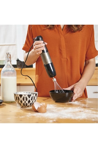 Frullatore a immersione 4 in 1 - 1000 W - 20 velocità - Nero e argentato