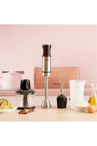 Frullatore a immersione MQ5237BK - 700 ml - 1500 W - Velocità progressiva  - Nero e argentato