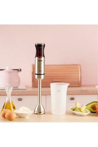 Frullatore a immersione MQ5237BK - 700 ml - 1500 W - Velocità progressiva  - Nero e argentato