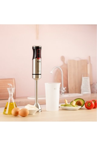 Frullatore a immersione MQ5237BK - 700 ml - 1500 W - Velocità progressiva  - Nero e argentato