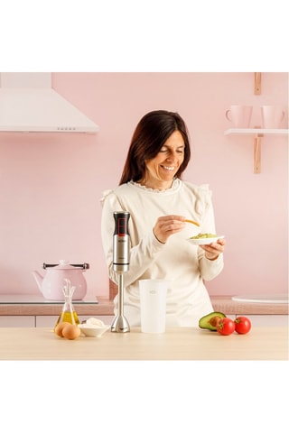 Frullatore a immersione MQ5237BK - 700 ml - 1500 W - Velocità progressiva  - Nero e argentato