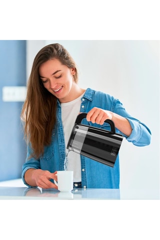 Bollitore - 1,7 l - 2200 W - Nero e blu