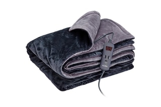 Coperta elettrica in pile - Grigio - Grigio