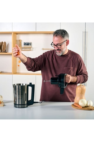 Robot da cucina senza BPA - 3,5 l - Nero e argentato