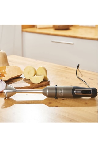 Frullatore a immersione in acciaio inossidabile B&D - 1200 W - Grigio