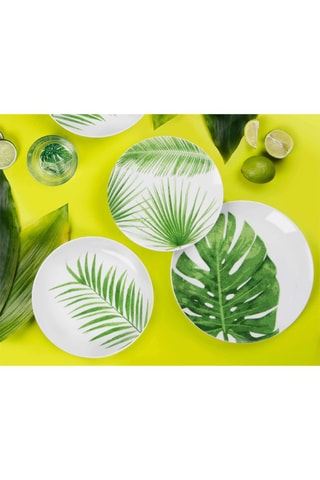 Vajilla de porcelana Foliage  -  18 piezas