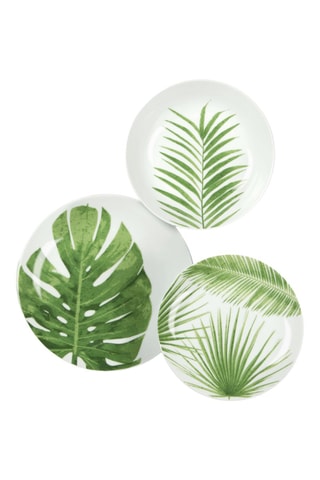 Vajilla de porcelana Foliage  -  18 piezas