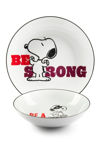 Vajilla de porcelana Snoopy - 12 piezas