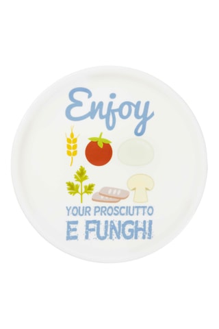 6 platos de porcelana para pizza Enjoyable - 31 cm