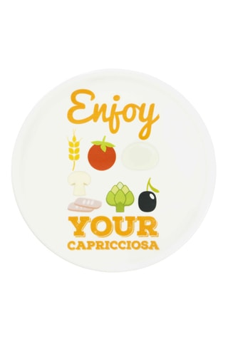 6 platos de porcelana para pizza Enjoyable - 31 cm