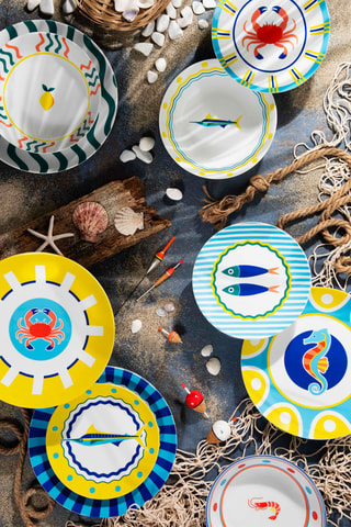Vajilla de porcelana Corfu - 18 piezas