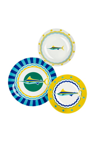 Vajilla de porcelana Corfu - 18 piezas