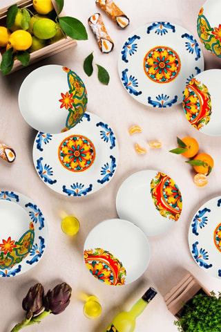 Vajilla de porcelana Messina - 18 piezas