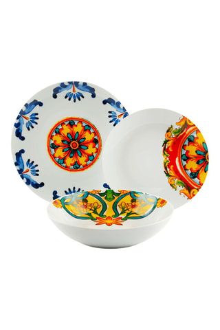 Vajilla de porcelana Messina - 18 piezas