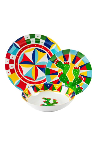 Vajilla de porcelana - 18 piezas