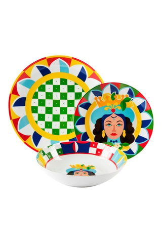 Vajilla de porcelana - 18 piezas