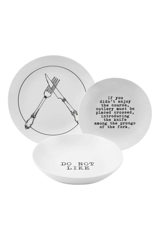 Vajilla de porcelana Galateo - 18 piezas