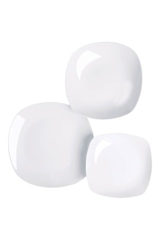 Vajilla de porcelana Square -  18 piezas