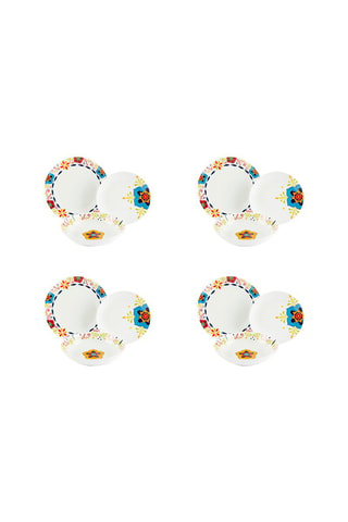 Vajilla de porcelana Tex Mex - 12 piezas