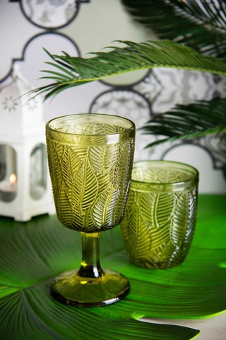 6 manteles individuales Tropical - Verde - Verde