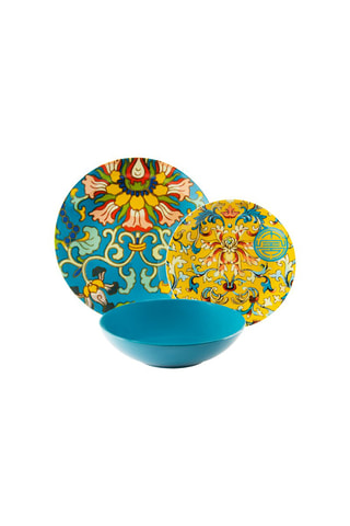 Vajilla de porcelana y gres - 18 piezas