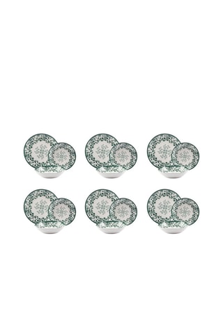 Vajilla de porcelana Giardino - 18 piezas