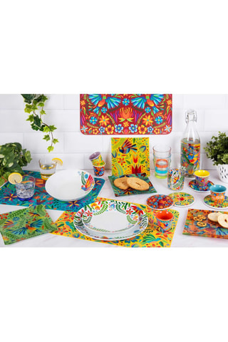 6 manteles individuales - 43,5 x 28,5 cm - Multicolor